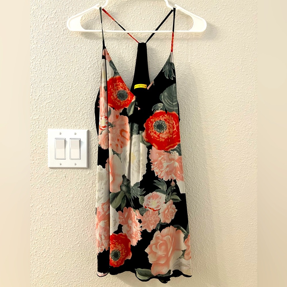 Alice + Olivia Silk Slip Dress Tunic S